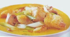 pesce al curry,pesce,merluzzo al curry,pesce persico al curry,curry,ricette di pesce,ricette di cucina,